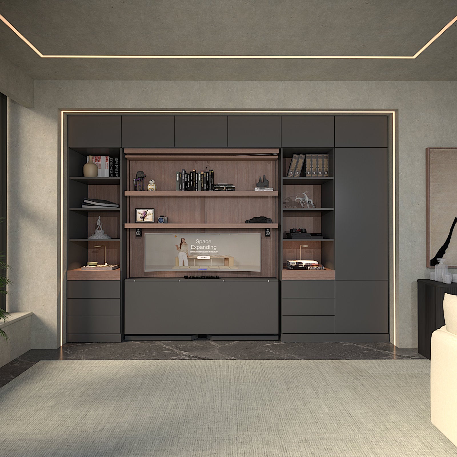 Rotating Office Bed with Desk