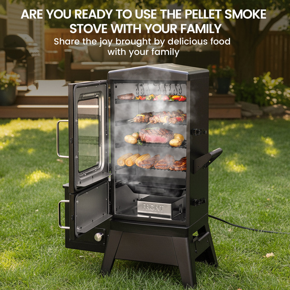 Vertical Electric Pellet Smoker