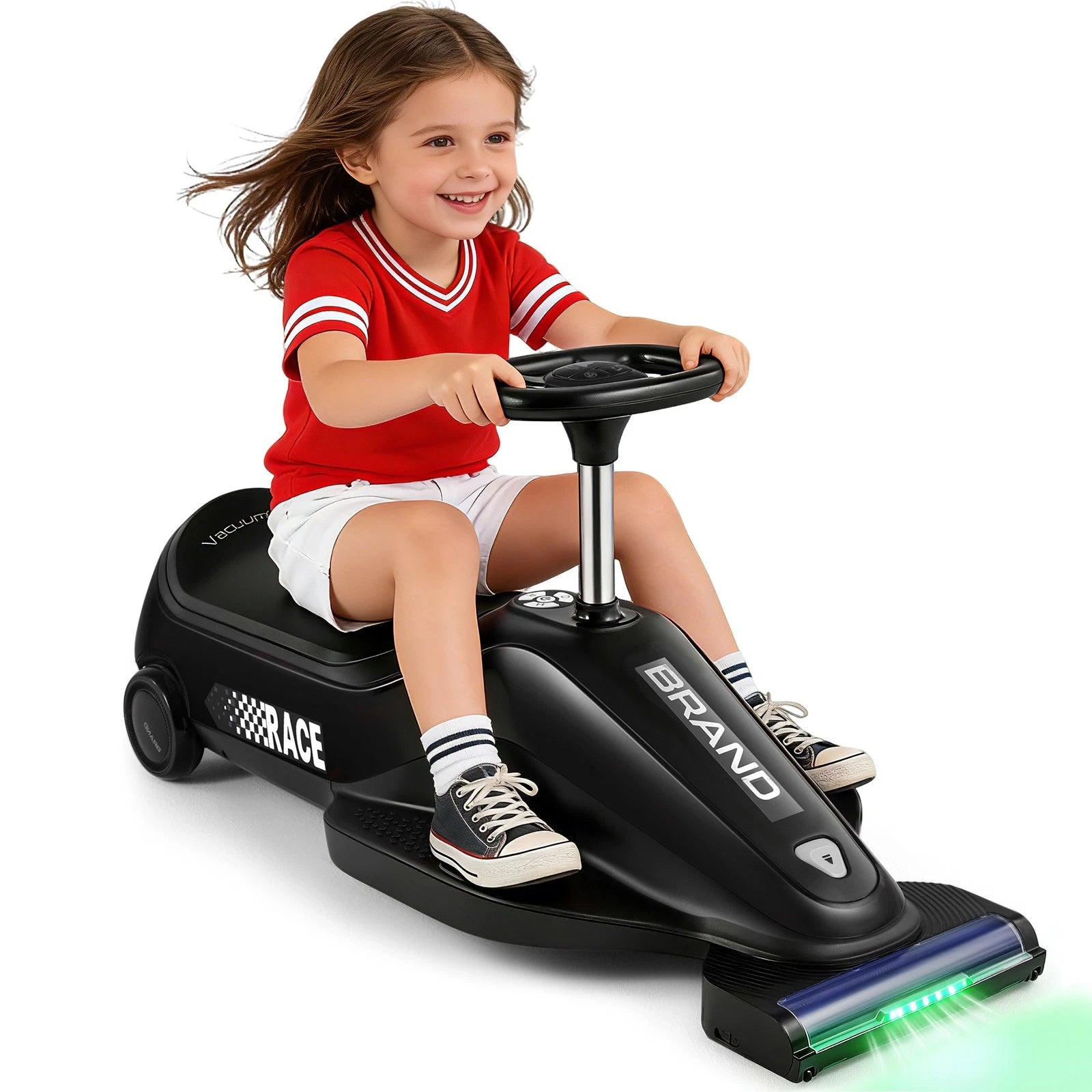 12V Ride On Car Go Kart w/Vacuum Cleaner